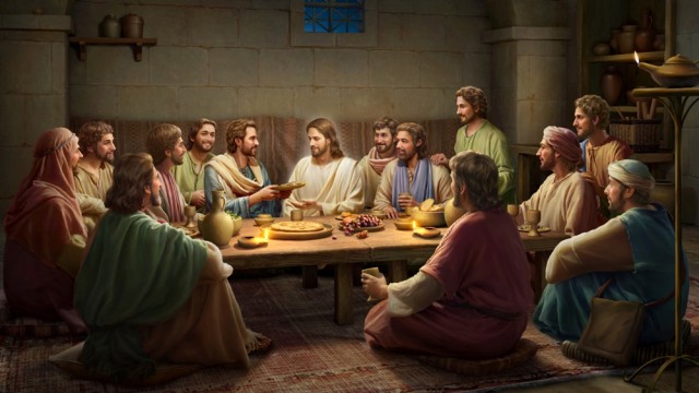 Ο Ιησούς τρώει ψωμί και εξηγεί τις Γραφές μετά την ανάστασή Του