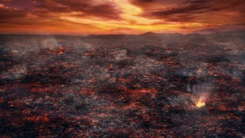 Τα Σόδομα οδηγούνται στην καταστροφή επειδή ύβρισαν την οργή του Θεού